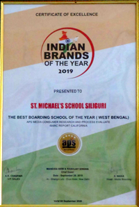 The Best Boarding School of the year (West Bengal) By Indian Brands Awards 2019.