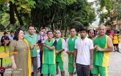 SPORTS CLUB: STAFF VS STUDENTS BASKET BALL COMPETITION 2019.