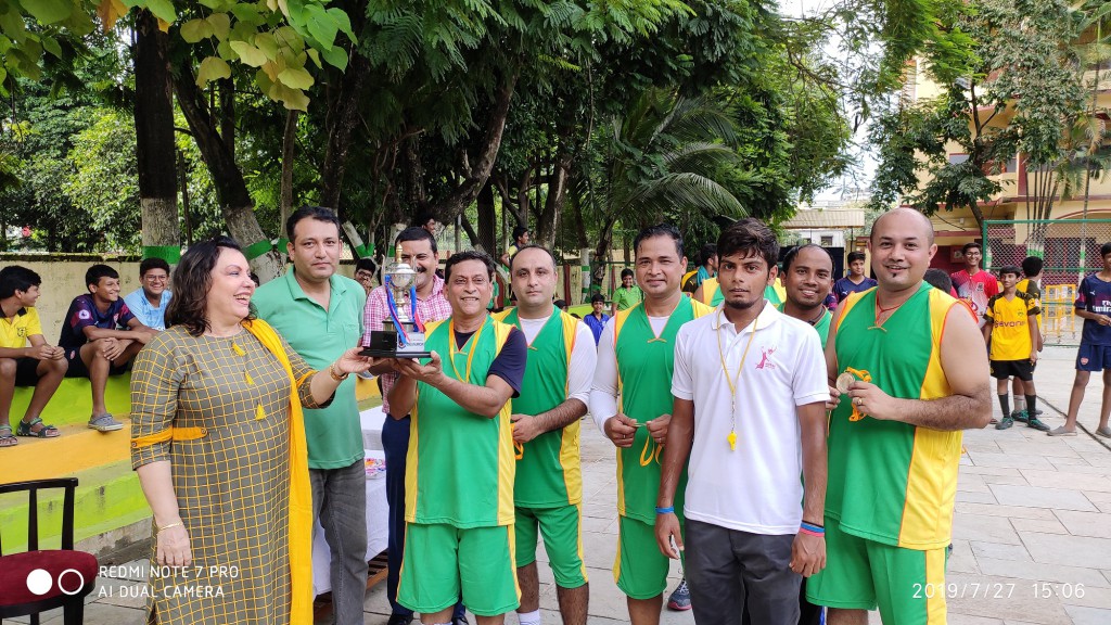 SPORTS CLUB: STAFF VS STUDENTS BASKET BALL COMPETITION 2019.