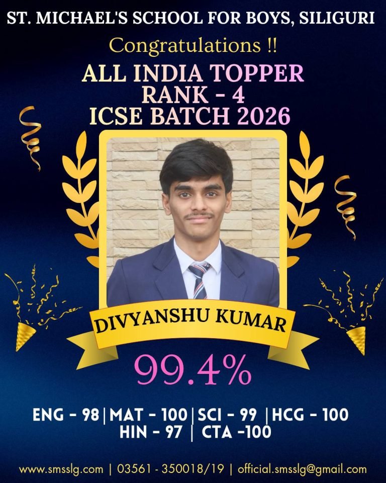 Master Divyanshu Kumar - 99.4% - All India Rank 4